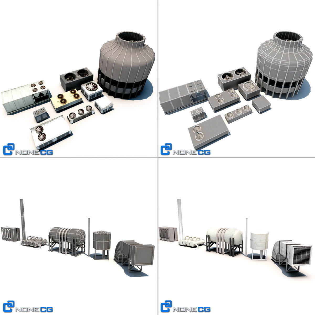 Cityscape Collection 3D model_11