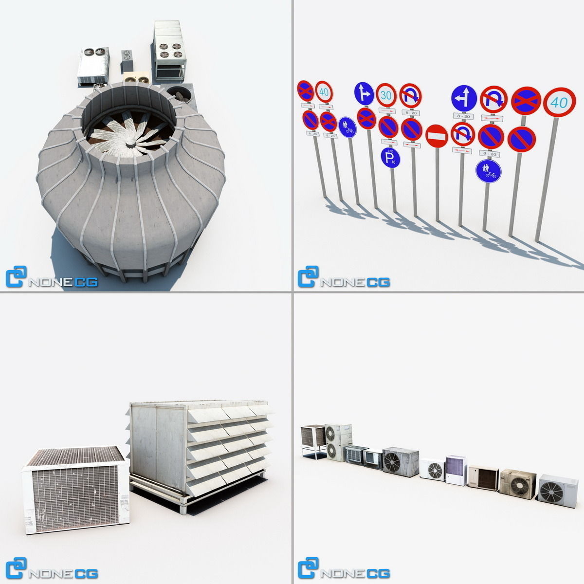 Cityscape Collection 3D model_12