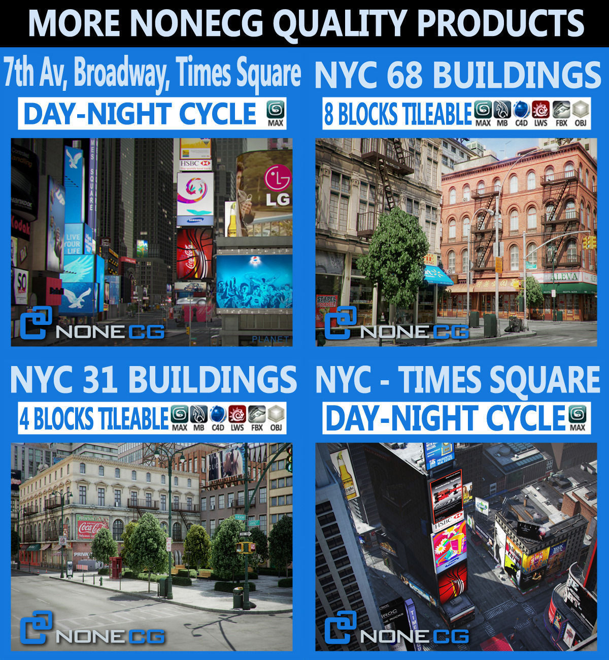 Cityscape Collection 3D model_43