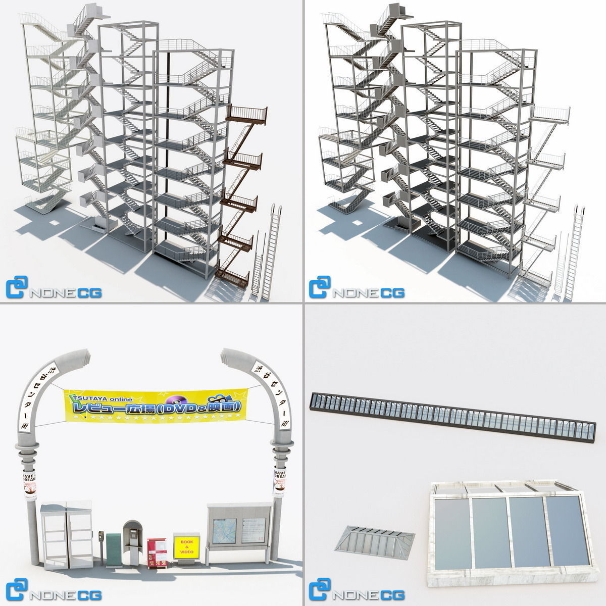 Cityscape Collection 3D model_19