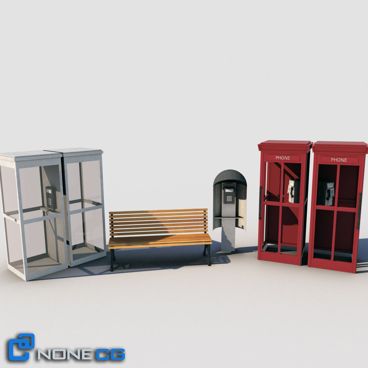 Cityscape Collection 3D model_1