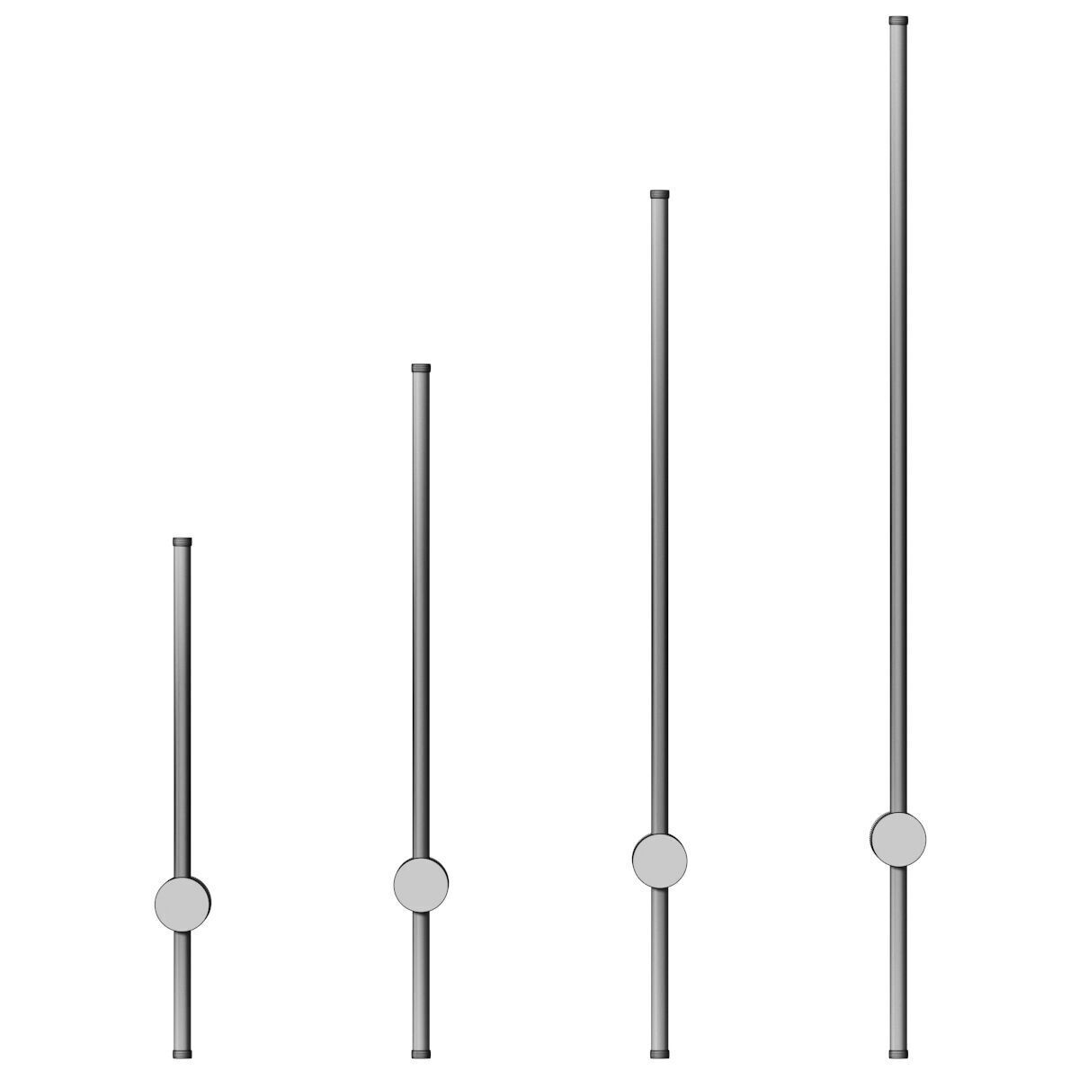 Create white - Runner sconce 3D model_3