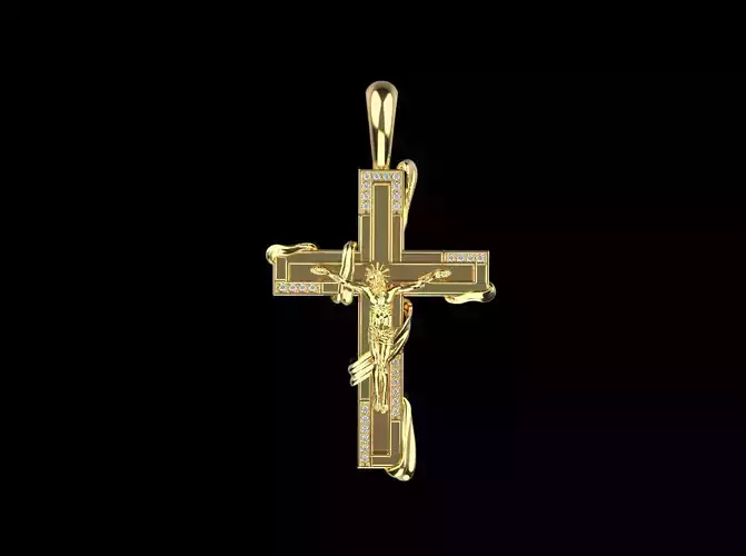 Jesus Cross Pendant z663