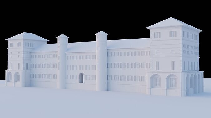 Castello di Mocalieri - High-Quality 3D model