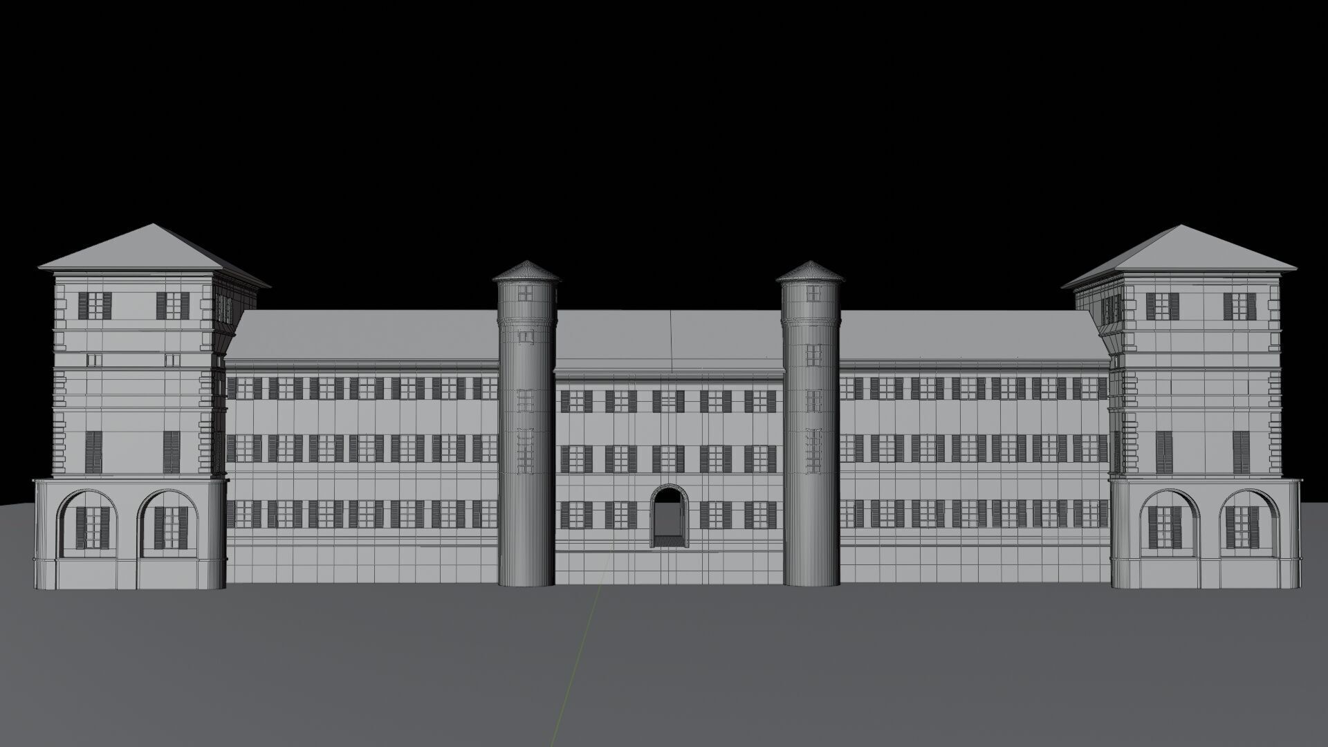 Castello di Mocalieri - High-Quality 3D model_4