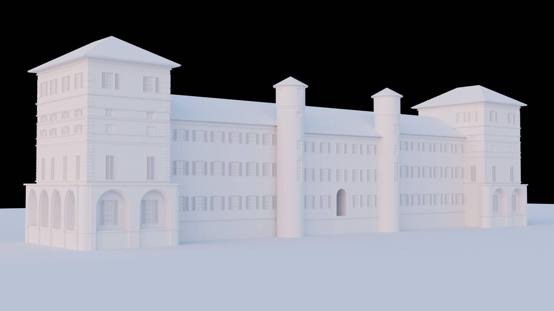 Castello di Mocalieri - High-Quality 3D model_2
