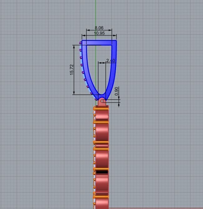 Cross Pendant z1513  3D print model_8