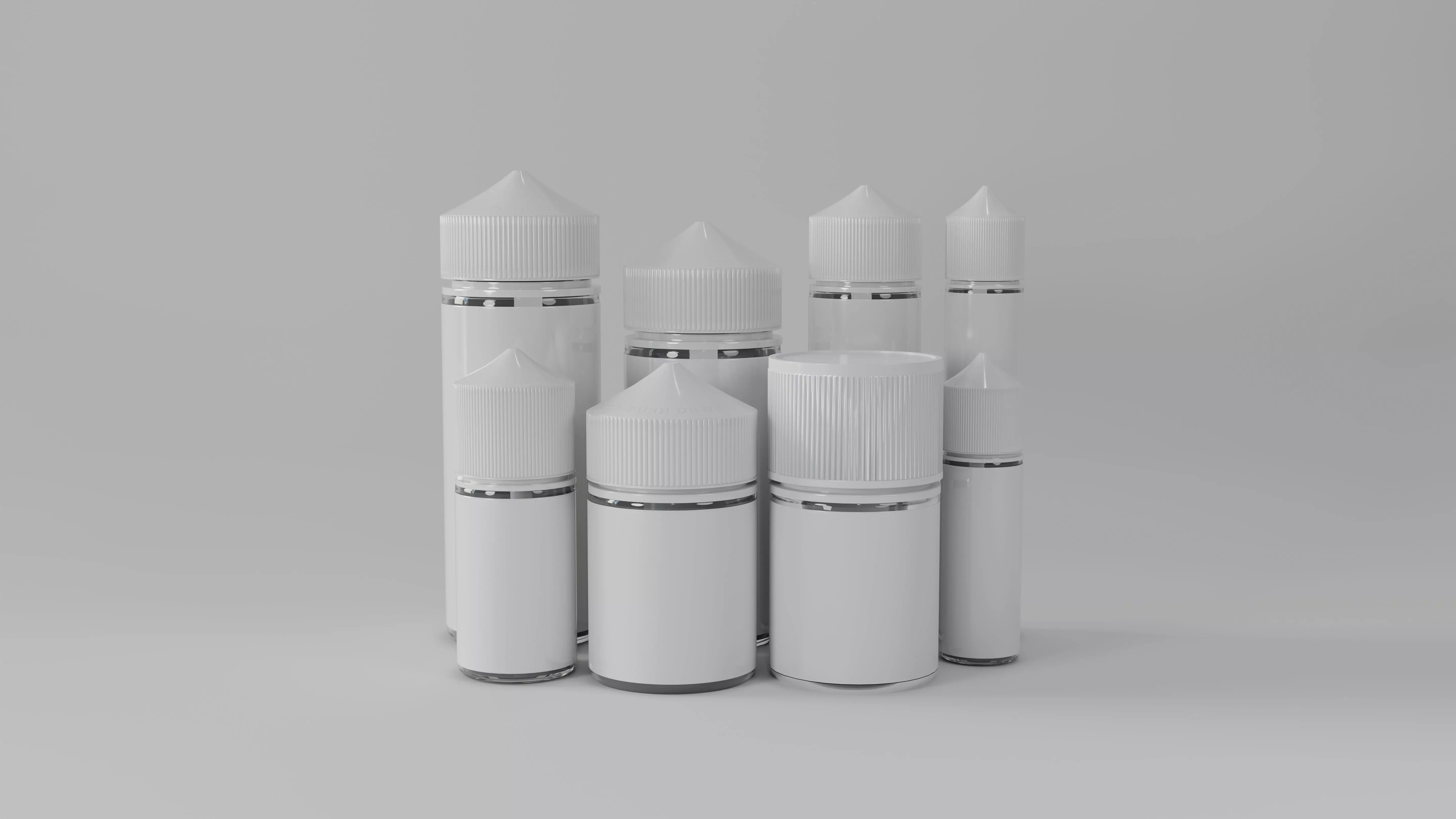 Bundle Bottle Chubby Gorila 3D model_0