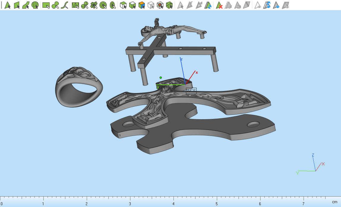 Cross Pendant 680 3D print model_13