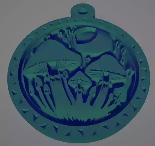 Mushroom pendant in the sublunary world