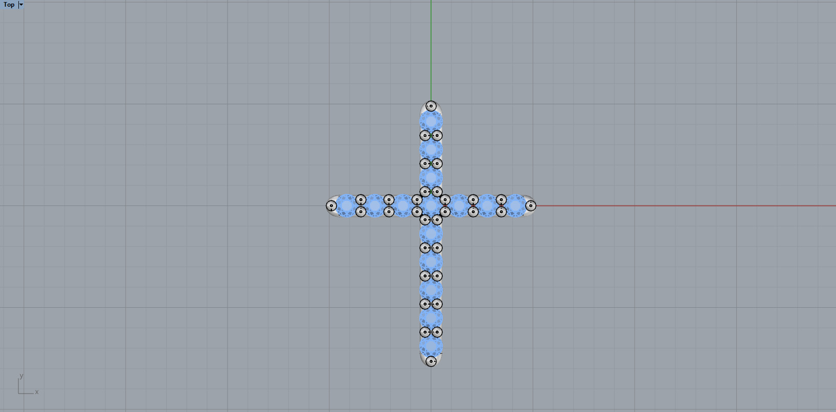 Cross Pendant 50650 3D print model_4