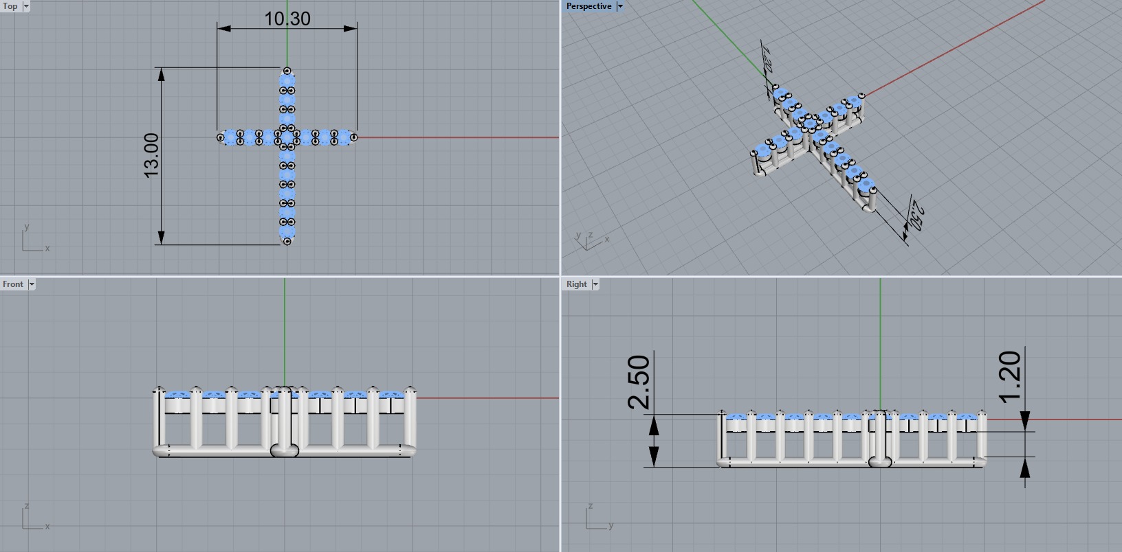Cross Pendant 50650 3D print model_3