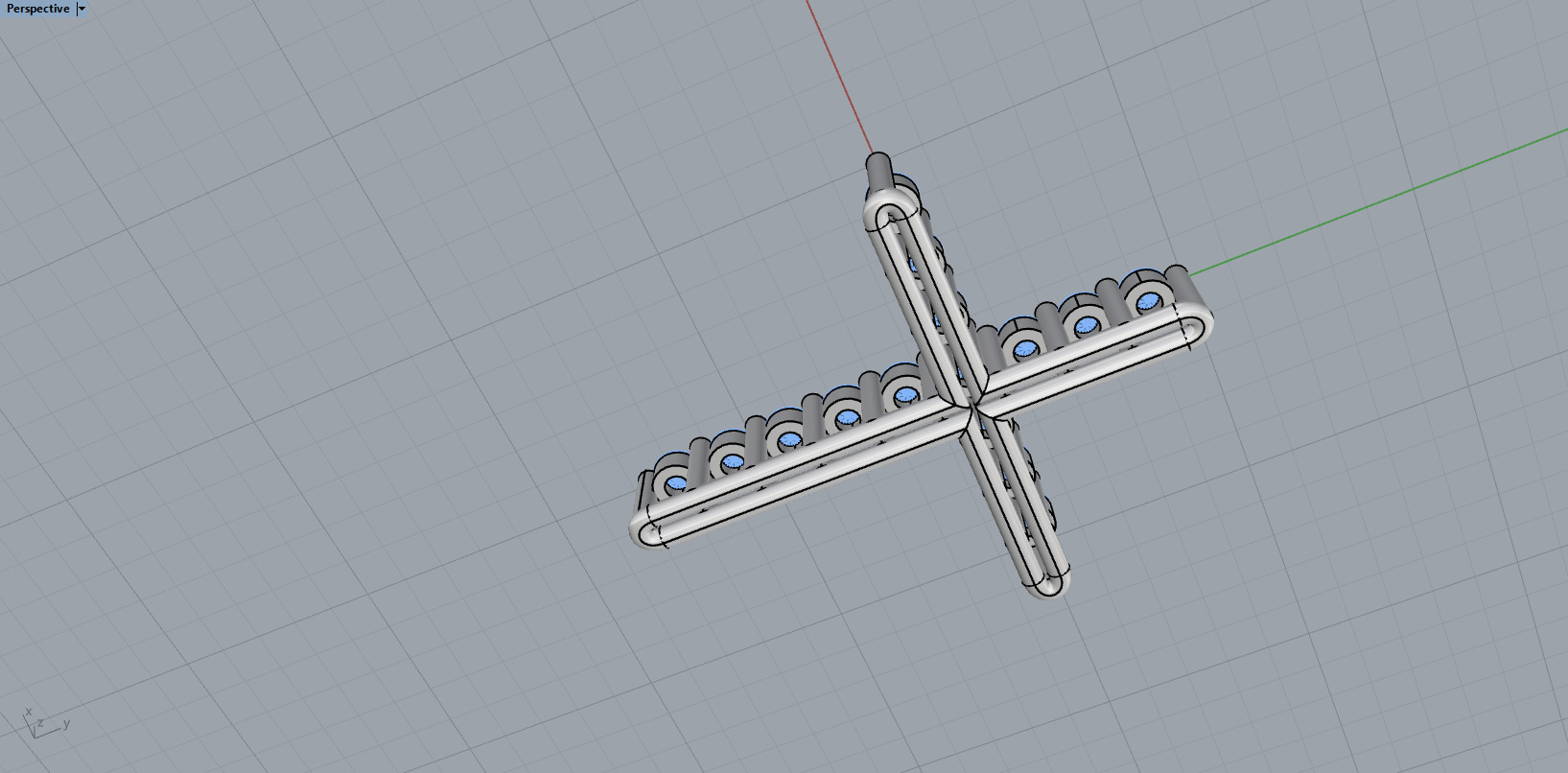 Cross Pendant 50650 3D print model_8