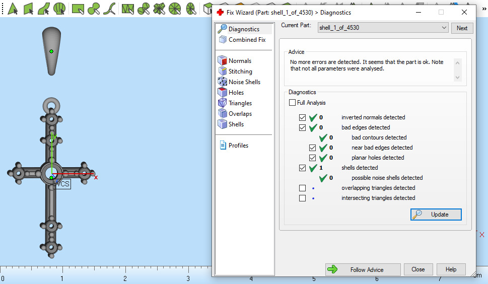Cross Pendant 4530 3D print model_13