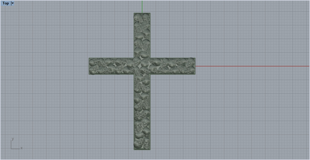 Cross Pendant 4496 3D print model_3