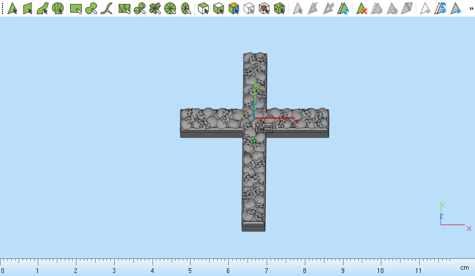 Cross Pendant 4496 3D print model_9