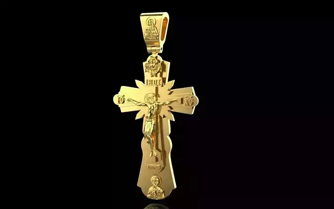 Cross Pendant 4423 3D print model