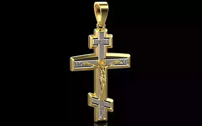 Orthodox Cross Pendant 4280