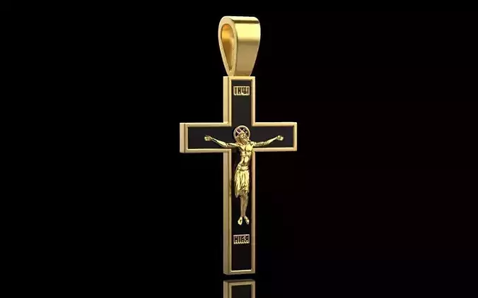 Jesus Cross Pendant 4235