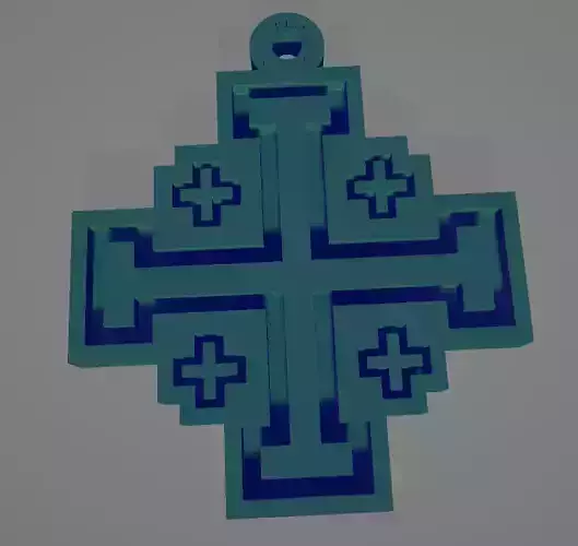 Medieval Knights Templar Cross Pendant