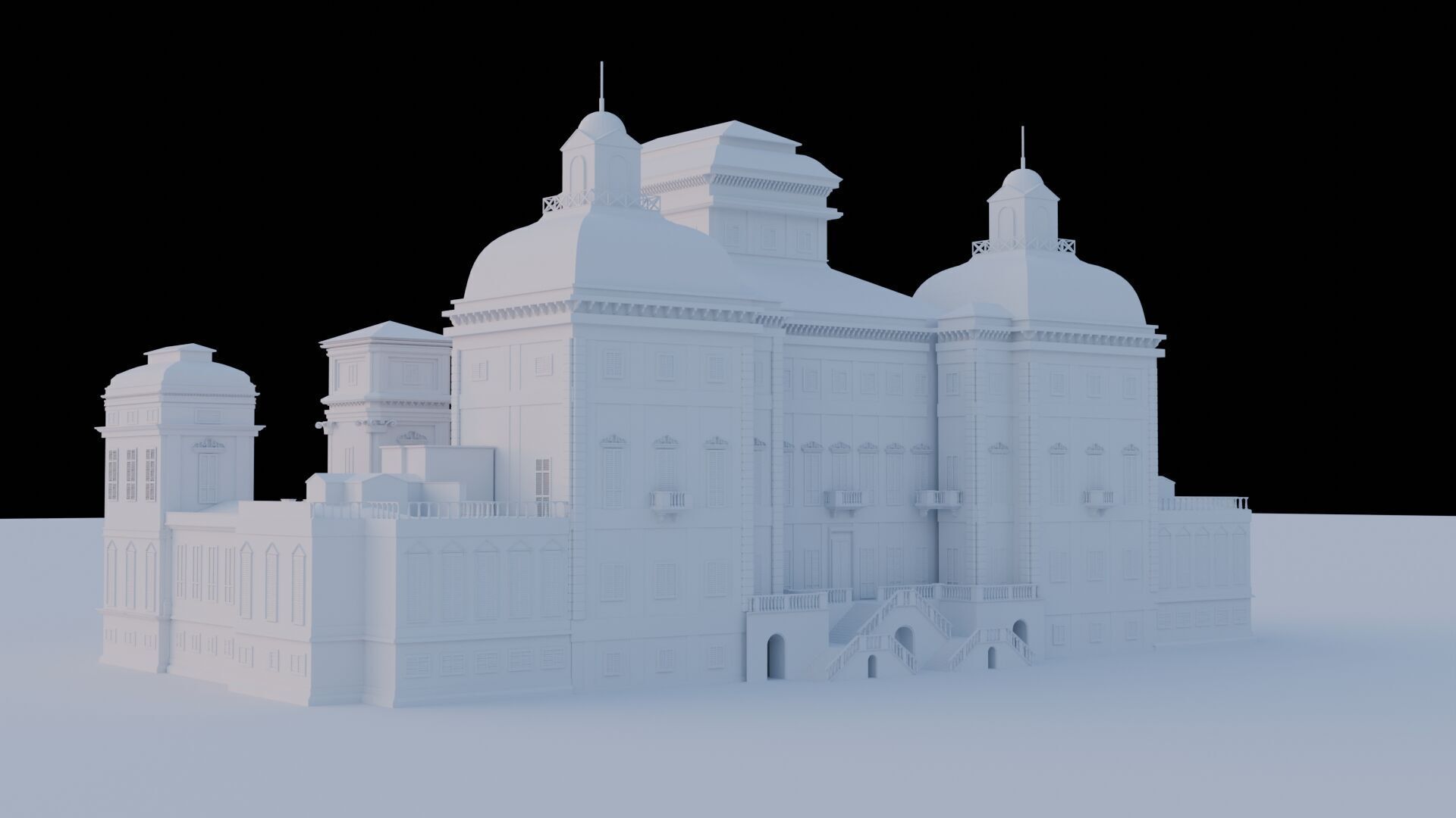 Castello di Racconigi - High-Quality 3D model_3