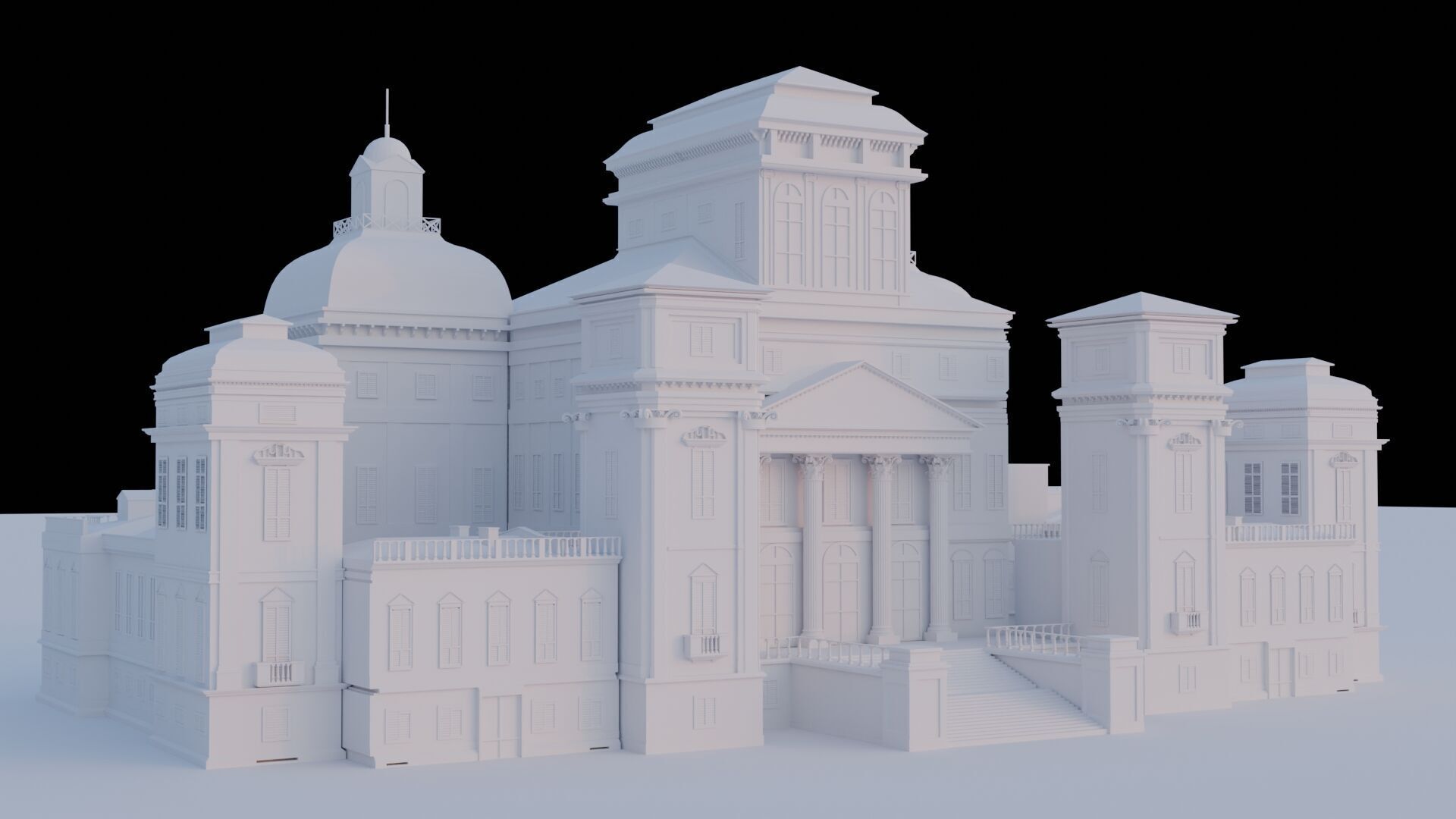 Castello di Racconigi - High-Quality 3D model_2