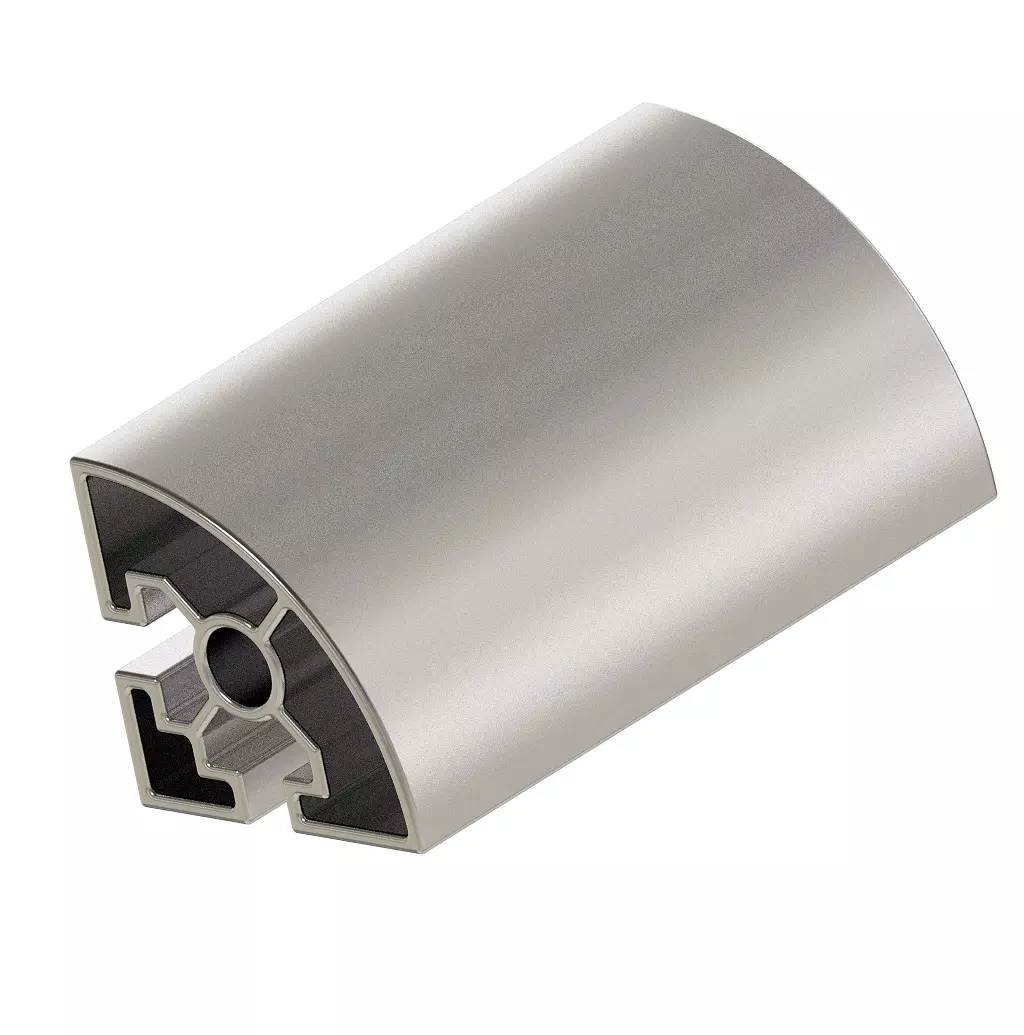 Premium Half Round Profile 3D print model_0