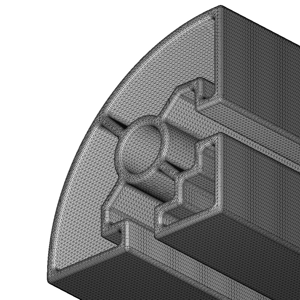 Premium Half Round Profile 3D print model_8