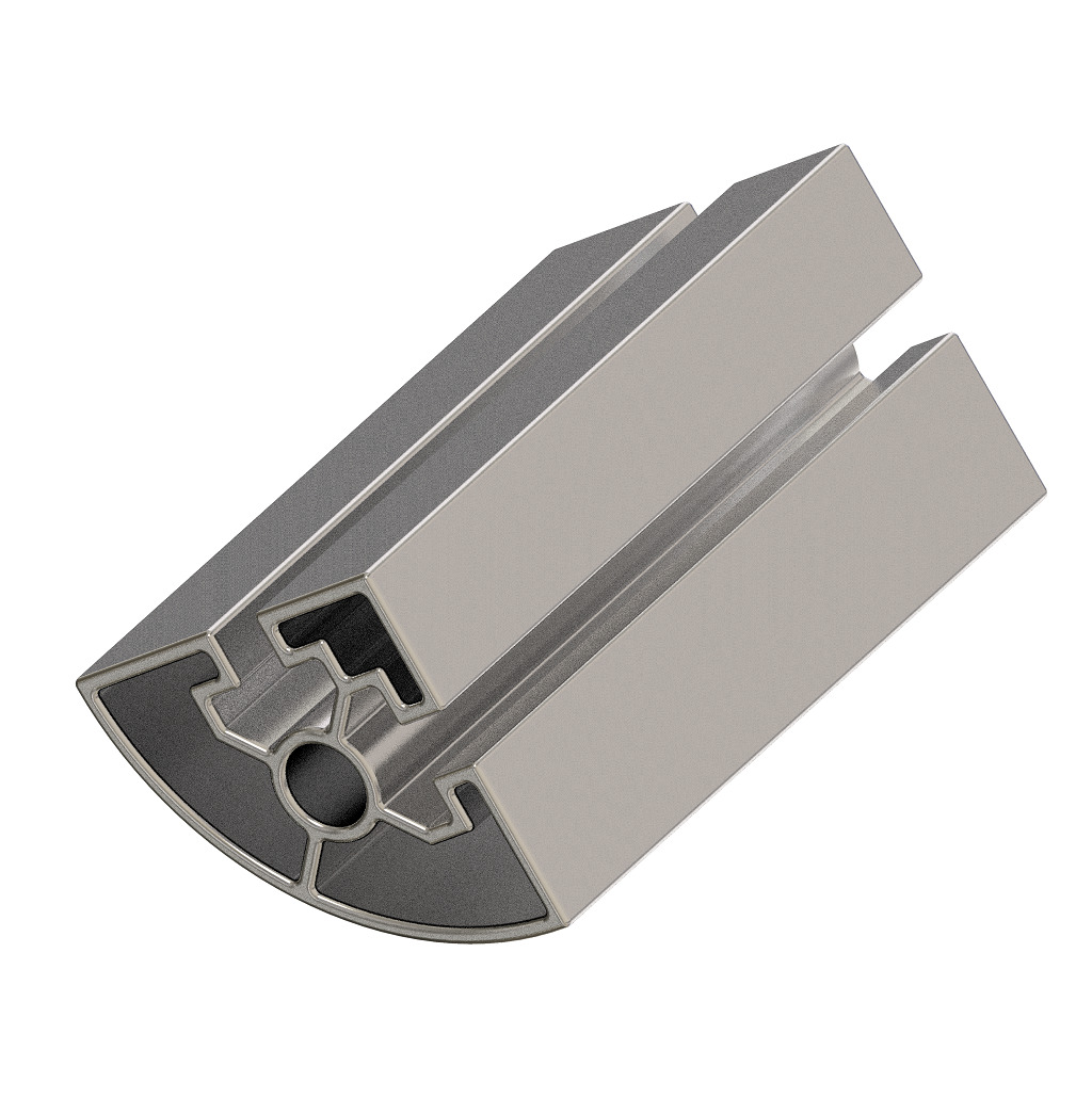 Premium Half Round Profile 3D print model_4