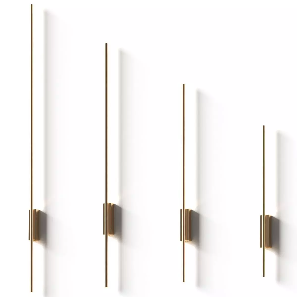 Afralia - Led Strip gold 3D model_0