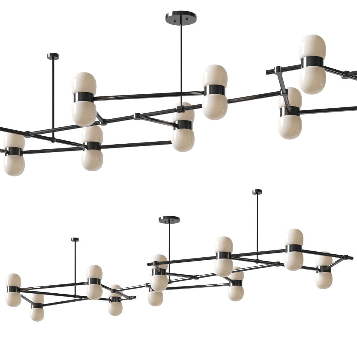 Contain - Nuvol Chandelier 10 3D model_1