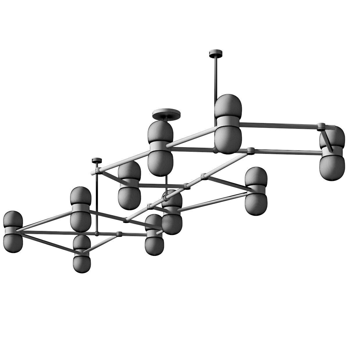 Contain - Nuvol Chandelier 10 3D model_2