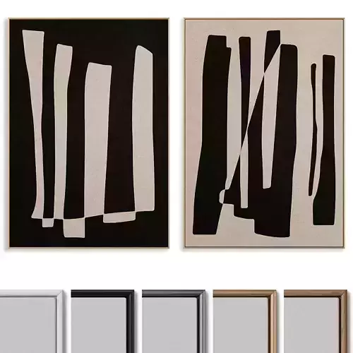 Abstract Painting Frame set