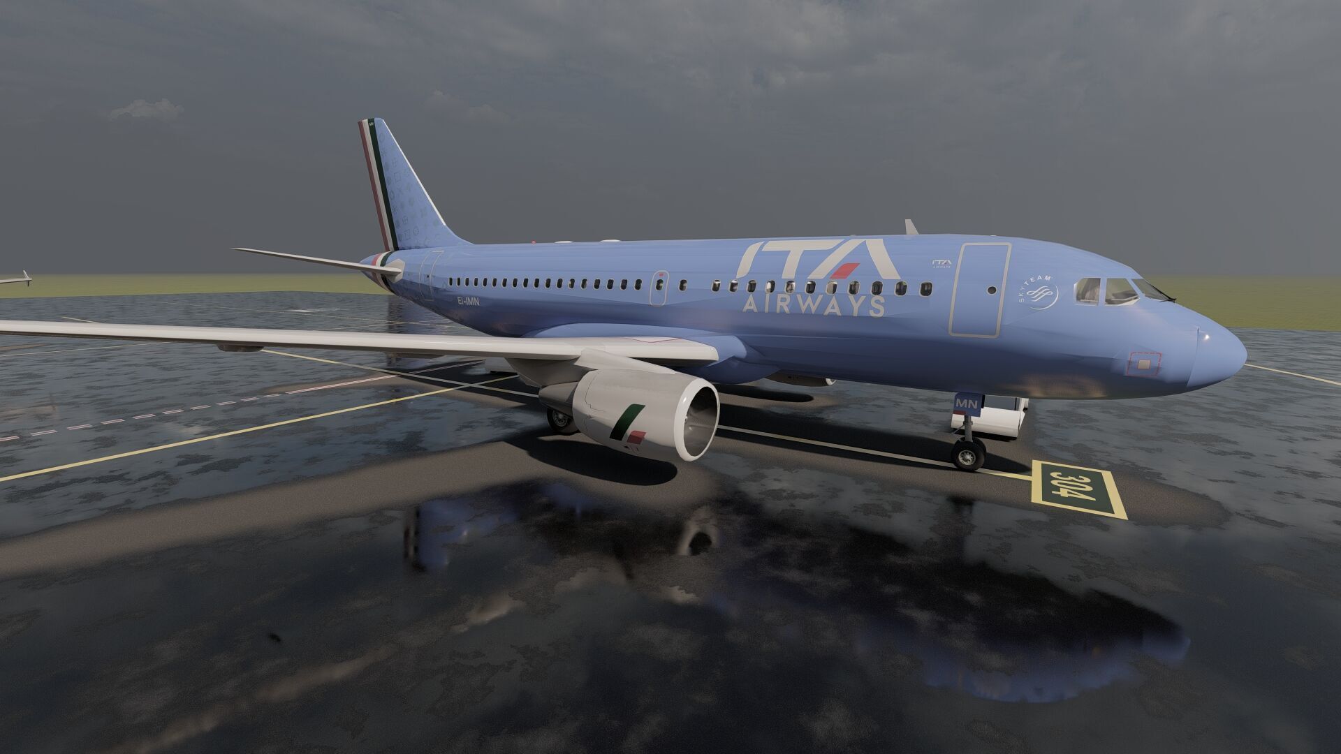 Airbus A319-100 and A320-200 3D model_9