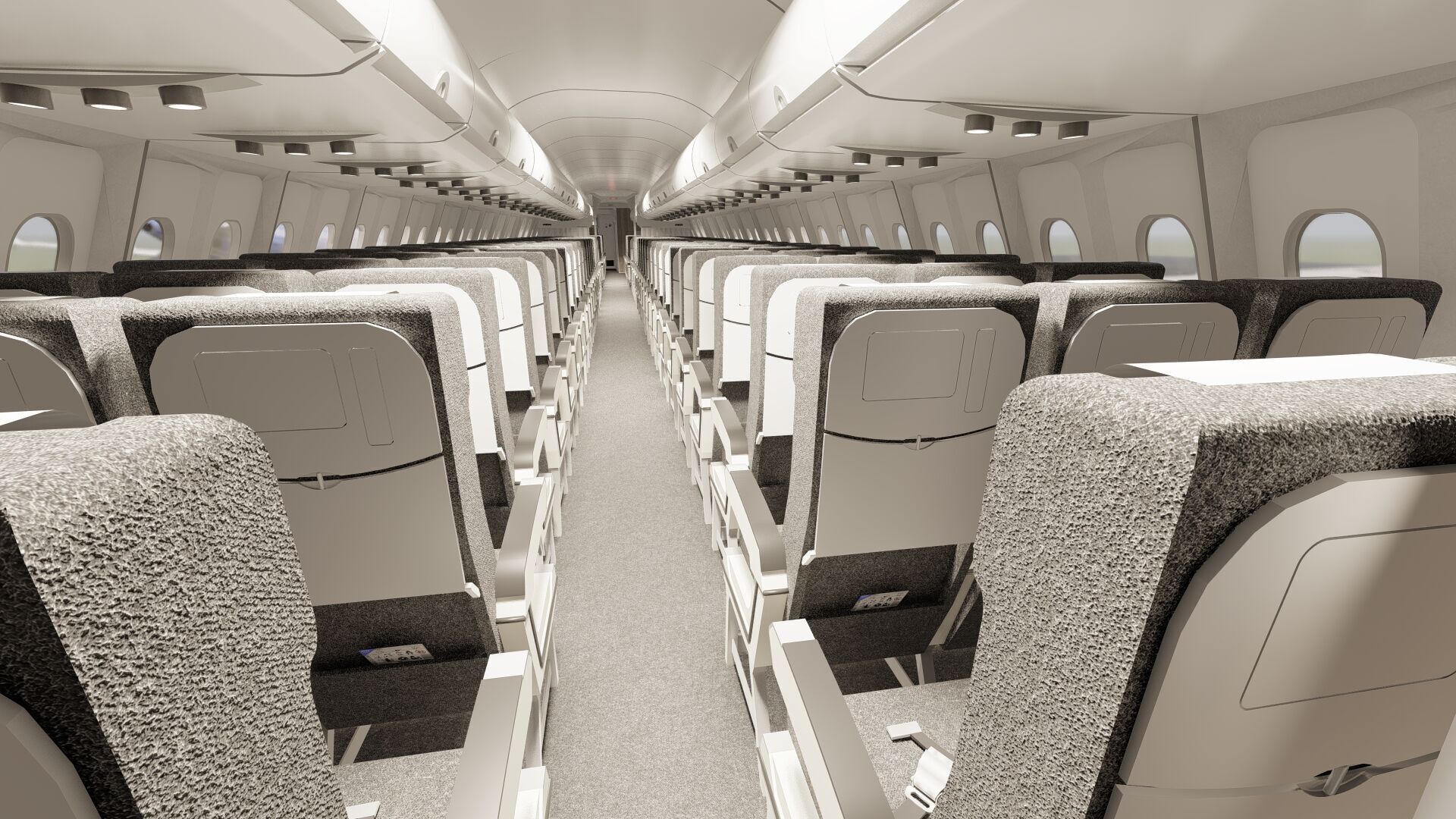 Airbus A319-100 and A320-200 3D model_29