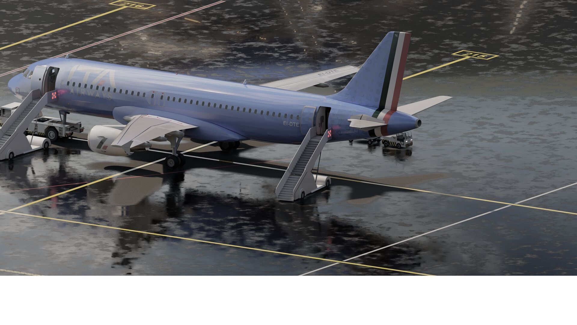 Airbus A319-100 and A320-200 3D model_5