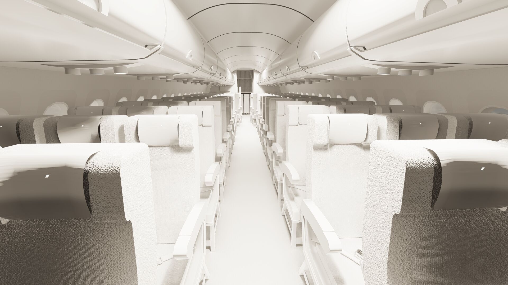 Airbus A319-100 and A320-200 3D model_38