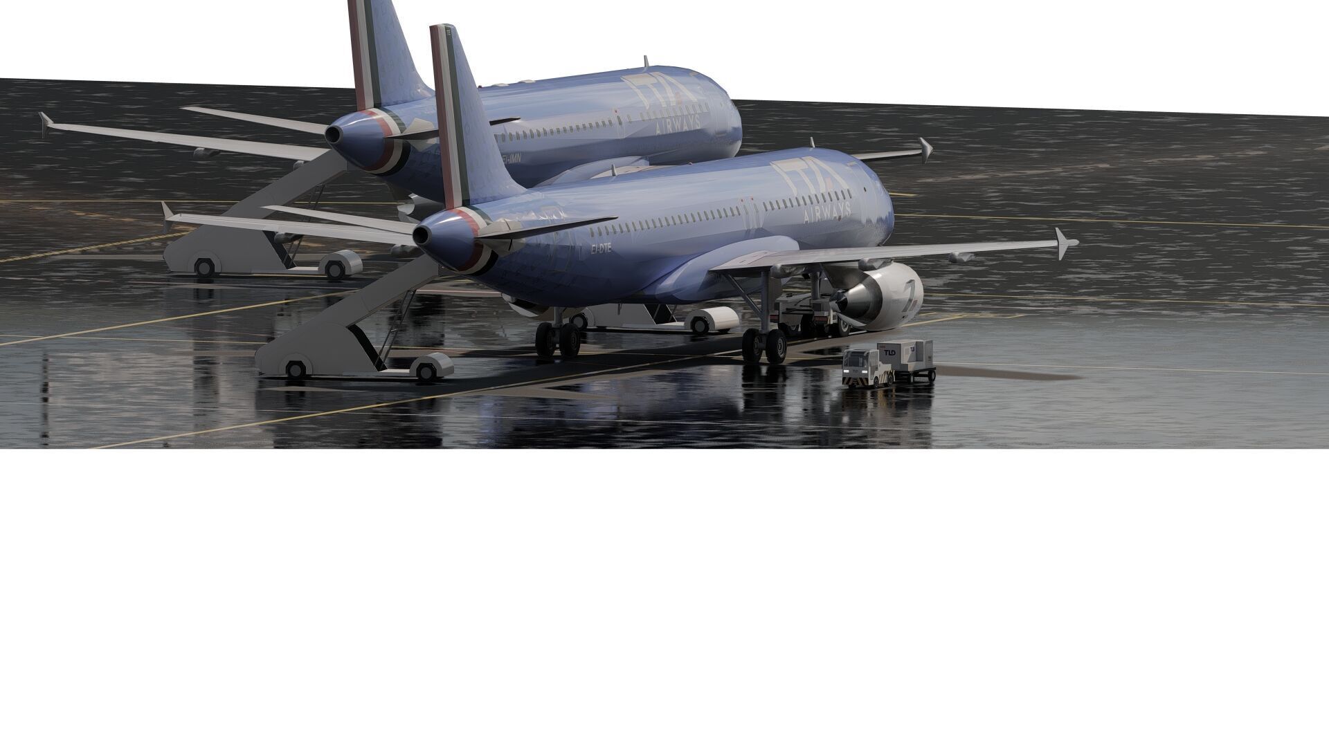 Airbus A319-100 and A320-200 3D model_4