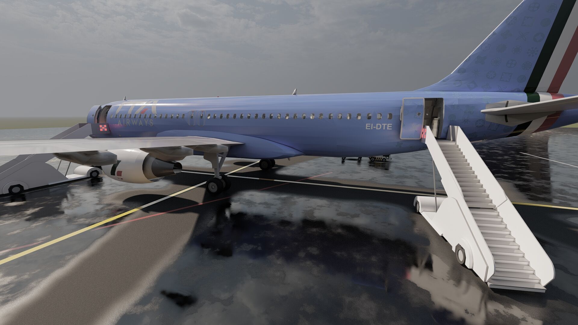 Airbus A319-100 and A320-200 3D model_14