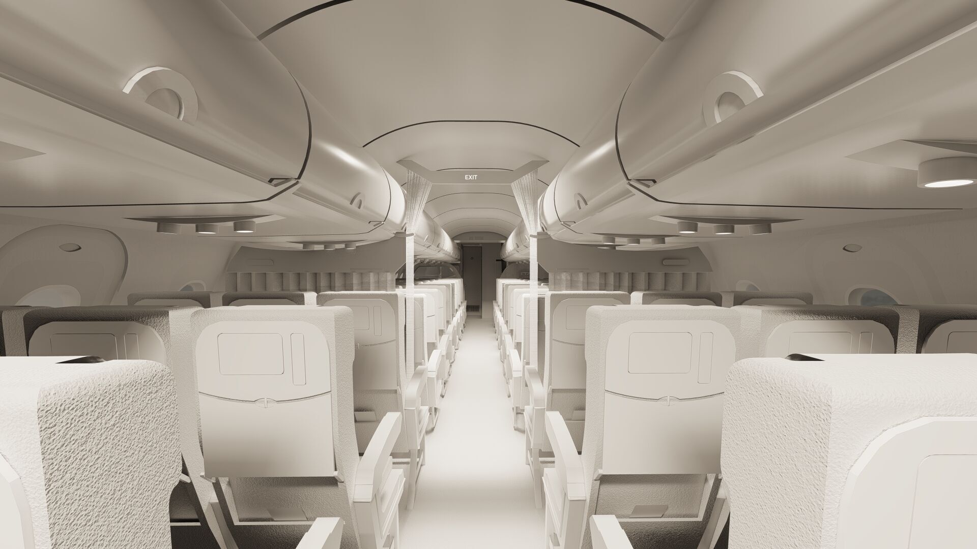 Airbus A319-100 and A320-200 3D model_37