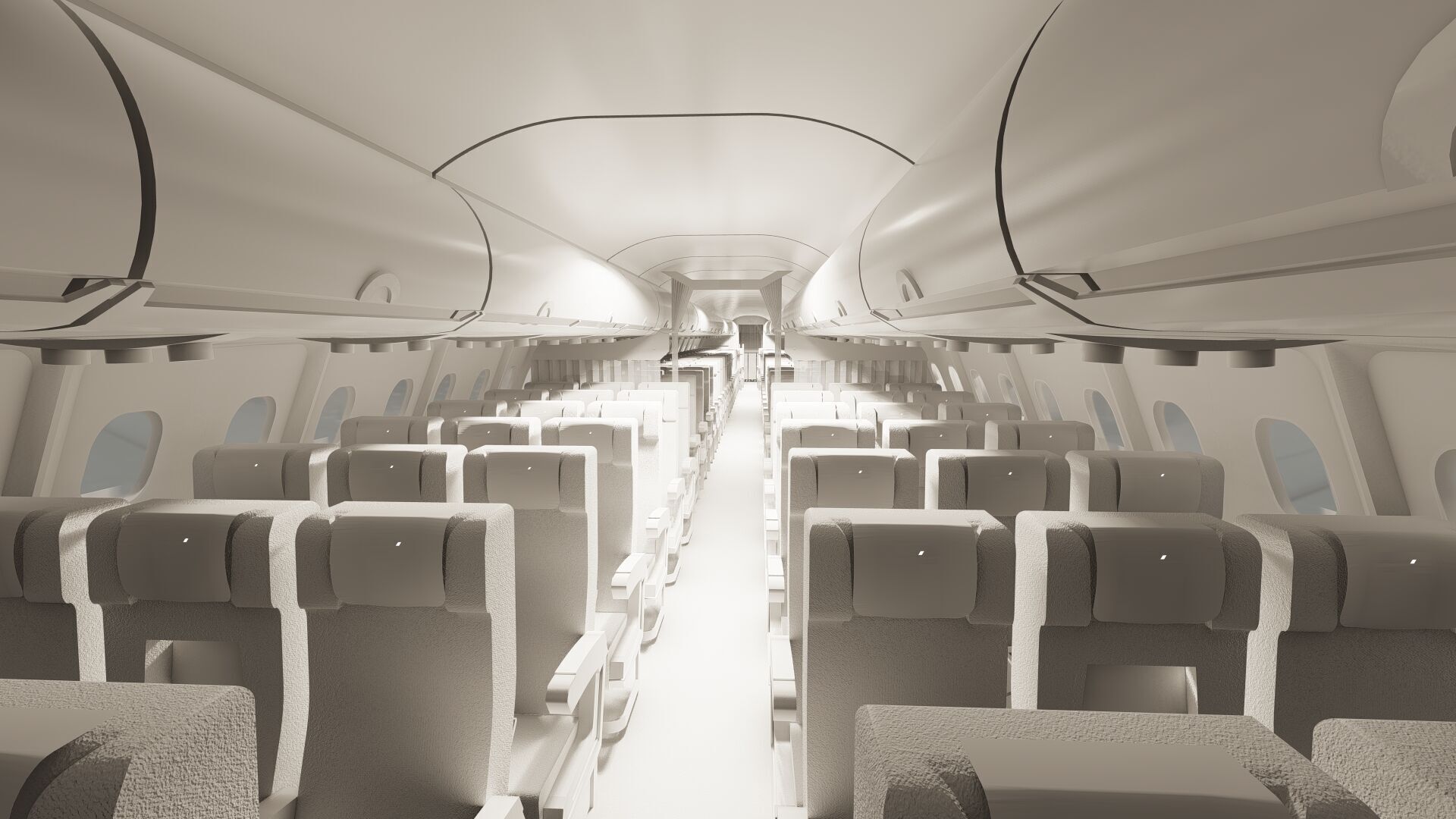 Airbus A319-100 and A320-200 3D model_39