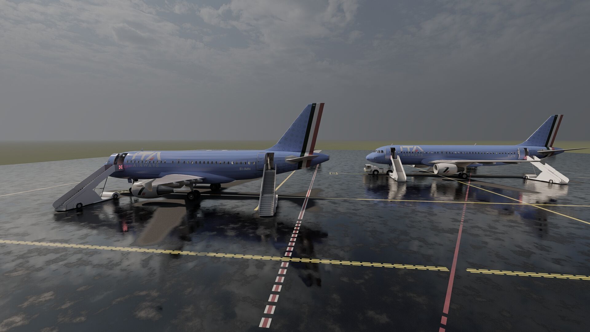 Airbus A319-100 and A320-200 3D model_6
