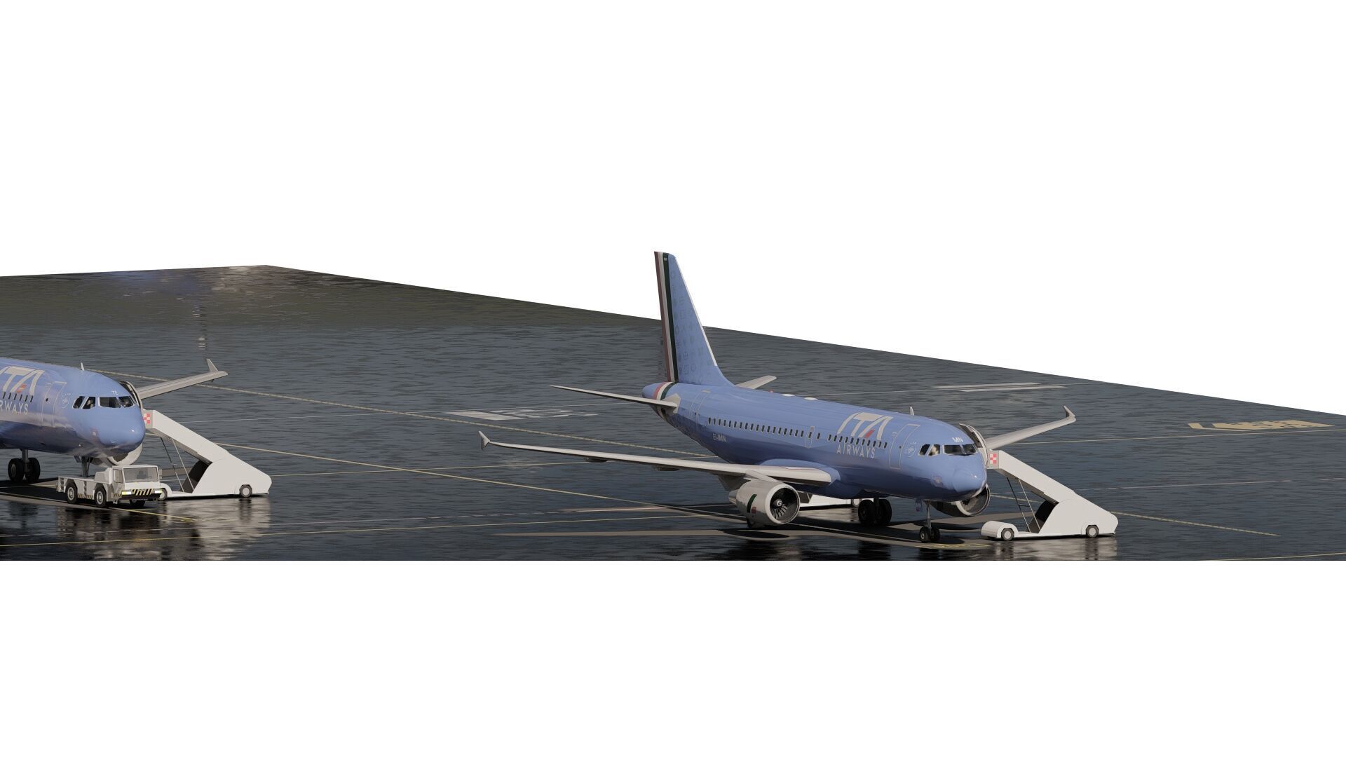 Airbus A319-100 and A320-200 3D model_2