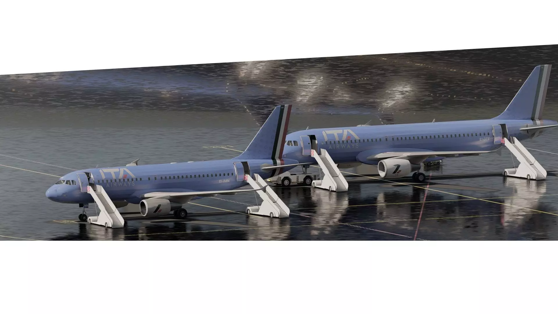 Airbus A319-100 and A320-200 3D model_0