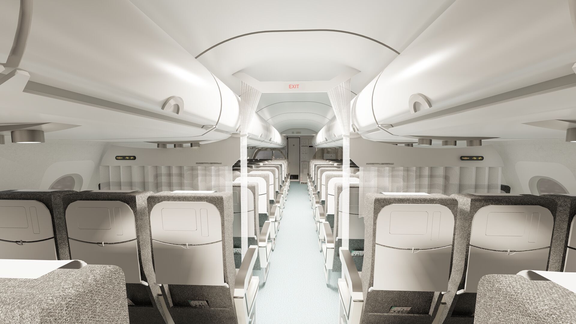 Airbus A319-100 and A320-200 3D model_19