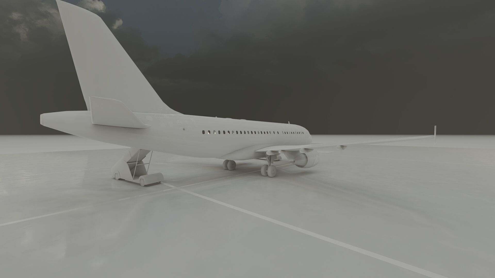 Airbus A319-100 and A320-200 3D model_33