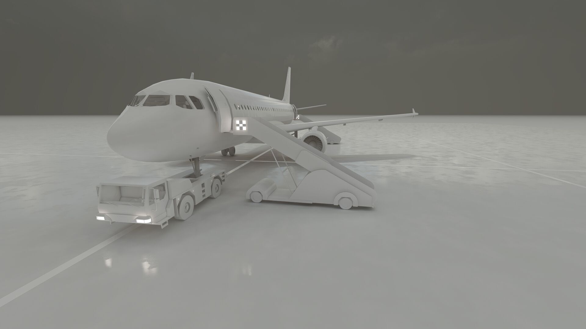 Airbus A319-100 and A320-200 3D model_32