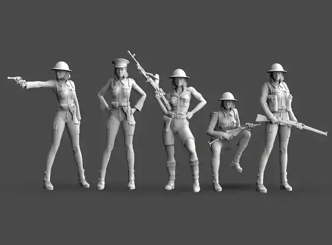 British Women Soldiers