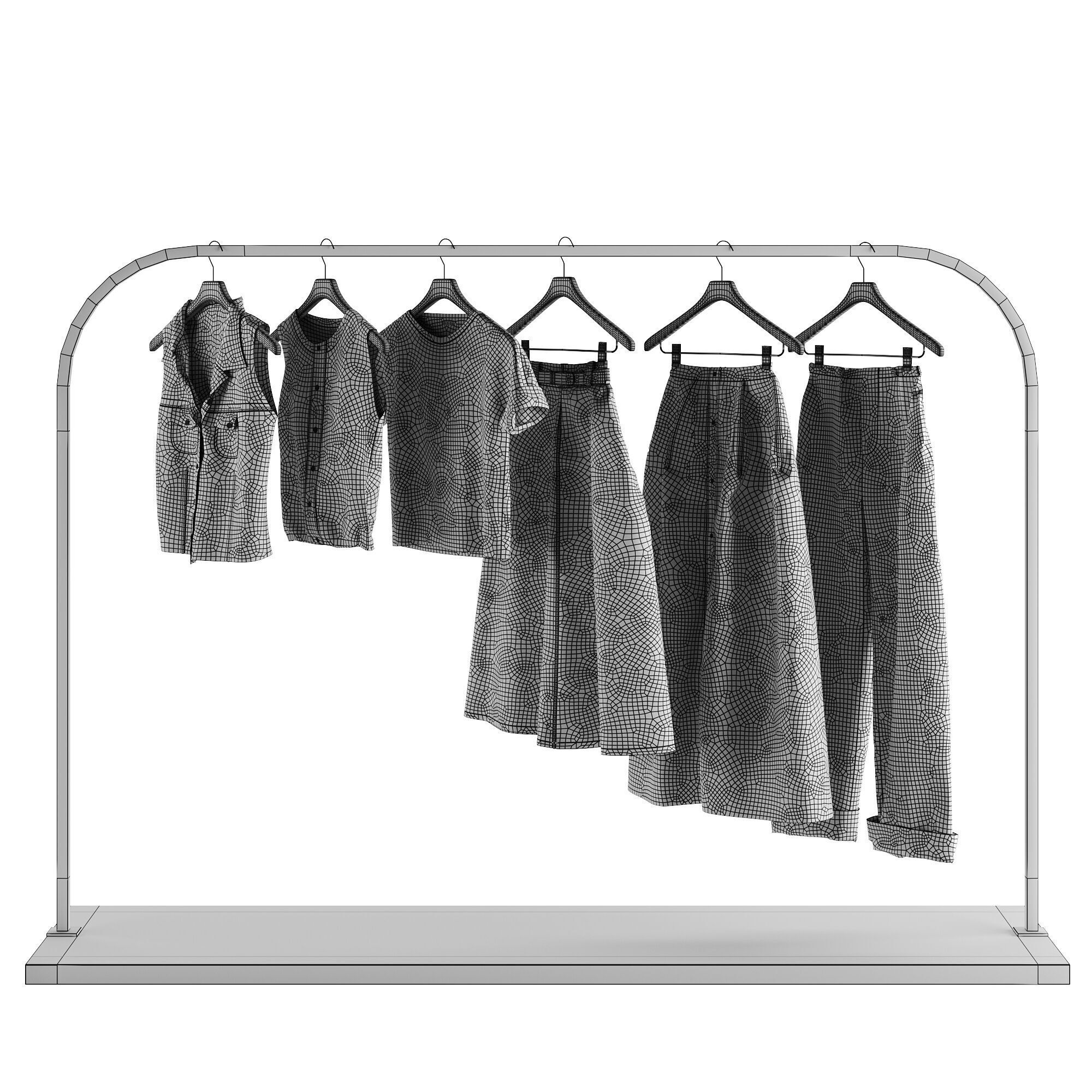 Clothes Set 12 3D model_5