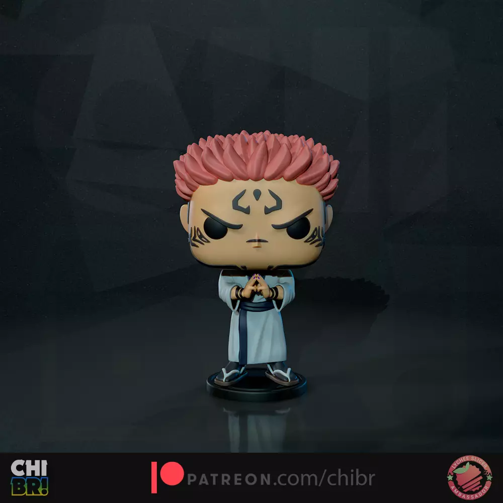 Ryomen Sukuna - Jujutsu Kaisen - SIMPLE BASE 3D print model